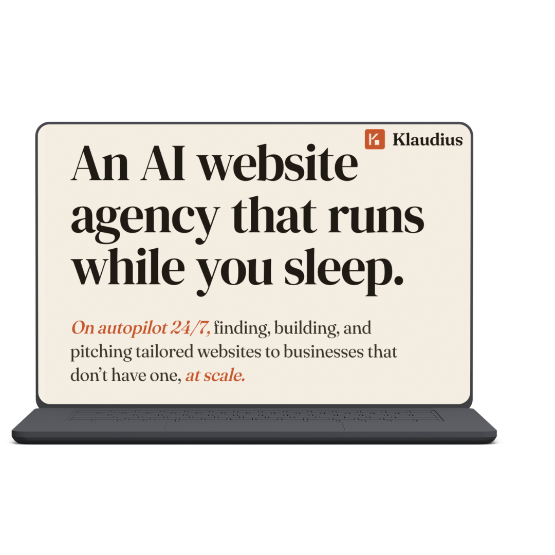 Klaudius - An AI website agency that runs while you sleep